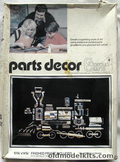 AMT Parts Decor Iron Horse Locomotive, 2906 plastic model kit